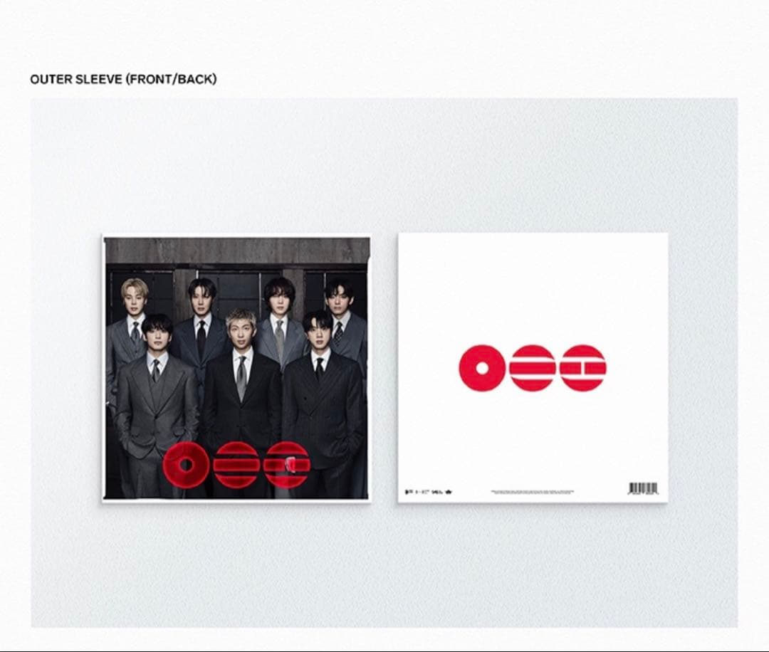 洋楽 BTS ARIRANG Standard Vinyl Group Red