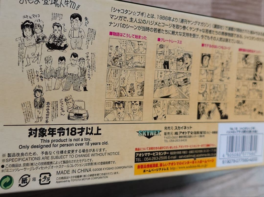 ミニッツボディ シャコタン☆ブギハジメのソアラ お祭り仕様(水玉)