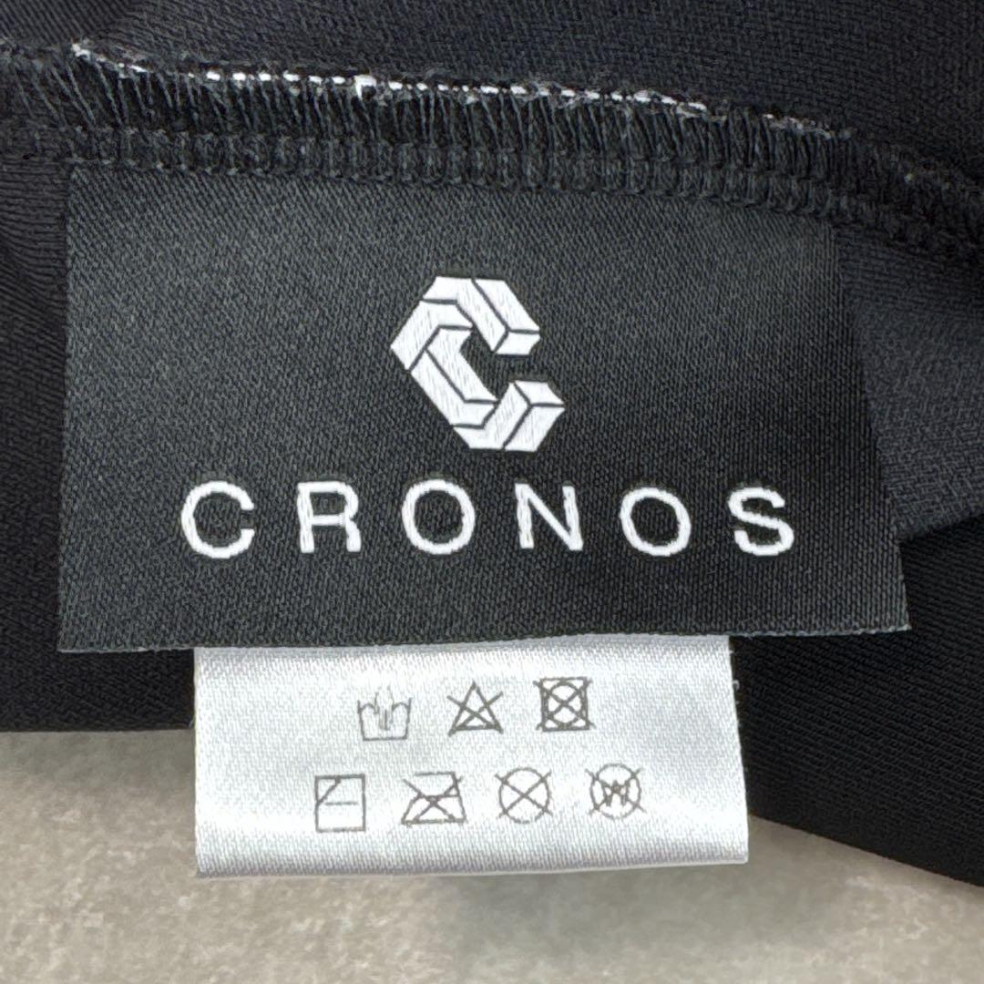 未使用級⭐️クロノス CRONOS 半袖Tシャツ ブラック L ストレッチ