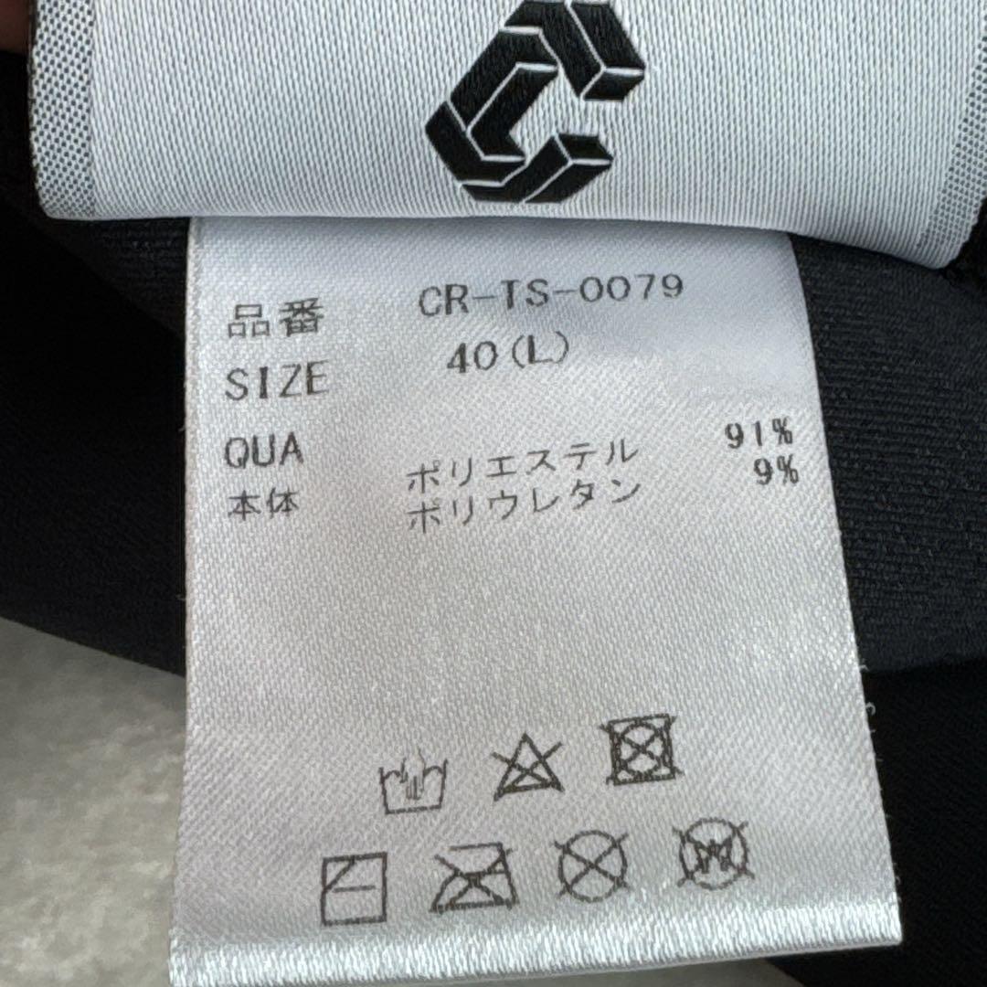 未使用級⭐️クロノス CRONOS 半袖Tシャツ ブラック L ストレッチ