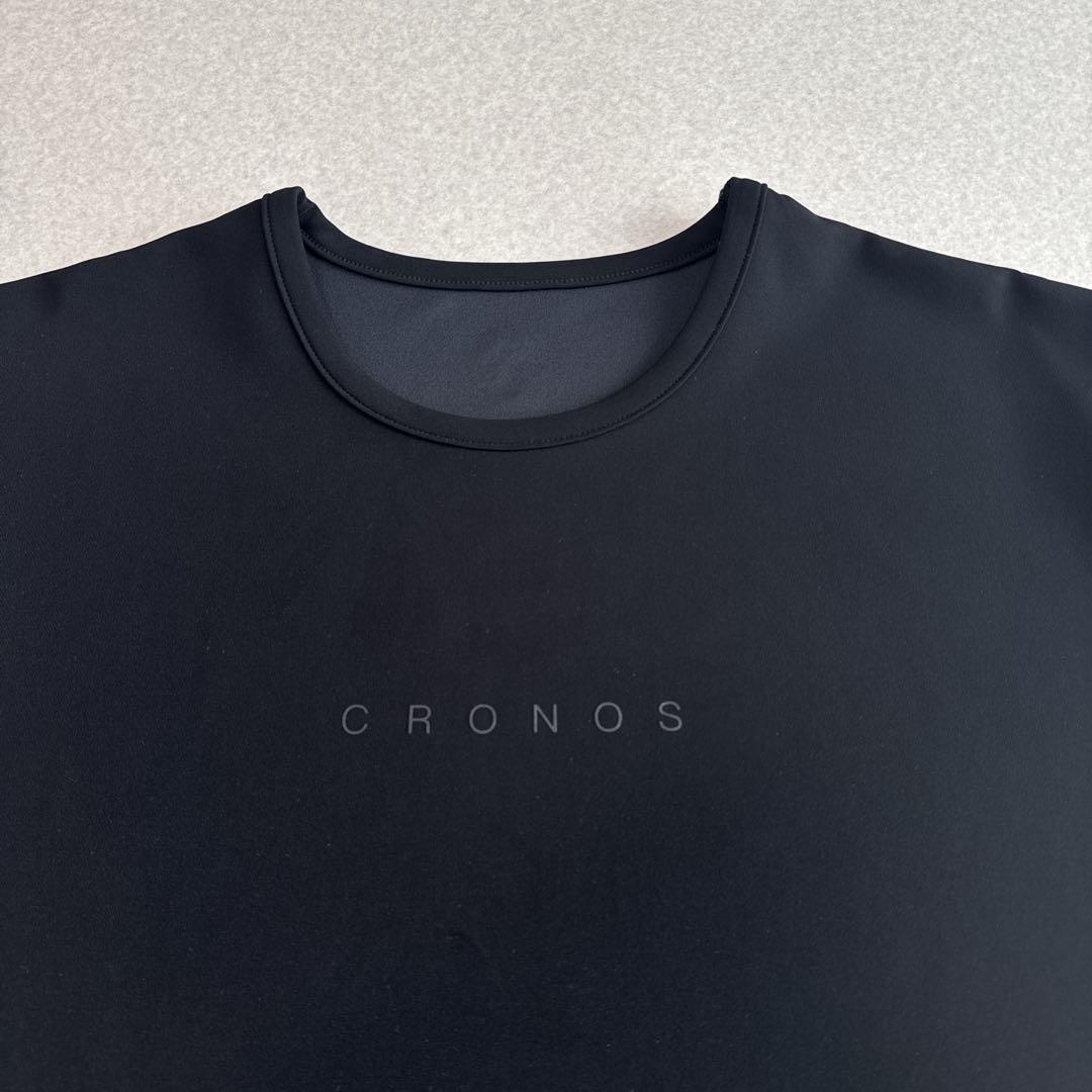 未使用級⭐️クロノス CRONOS 半袖Tシャツ ブラック L ストレッチ