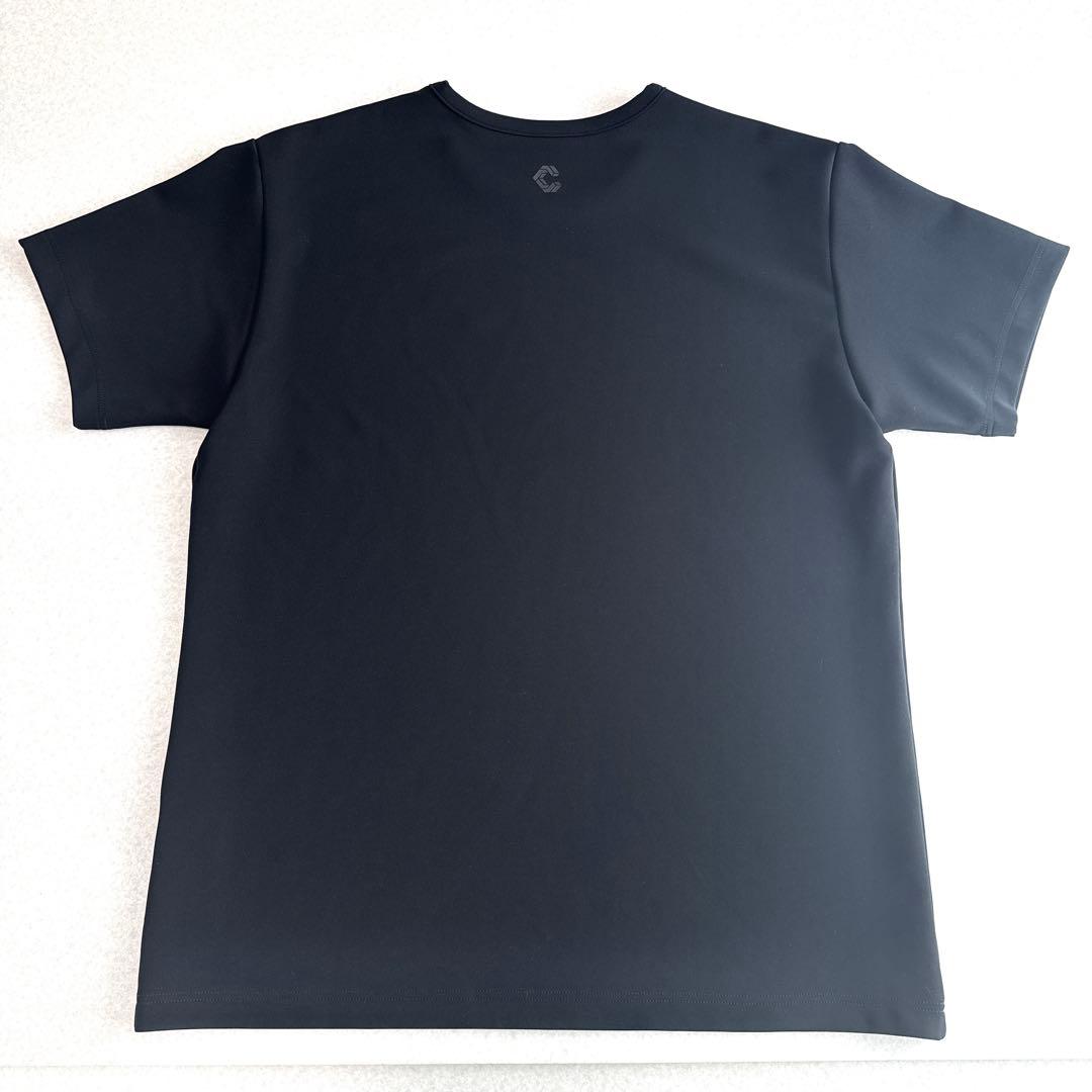未使用級⭐️クロノス CRONOS 半袖Tシャツ ブラック L ストレッチ