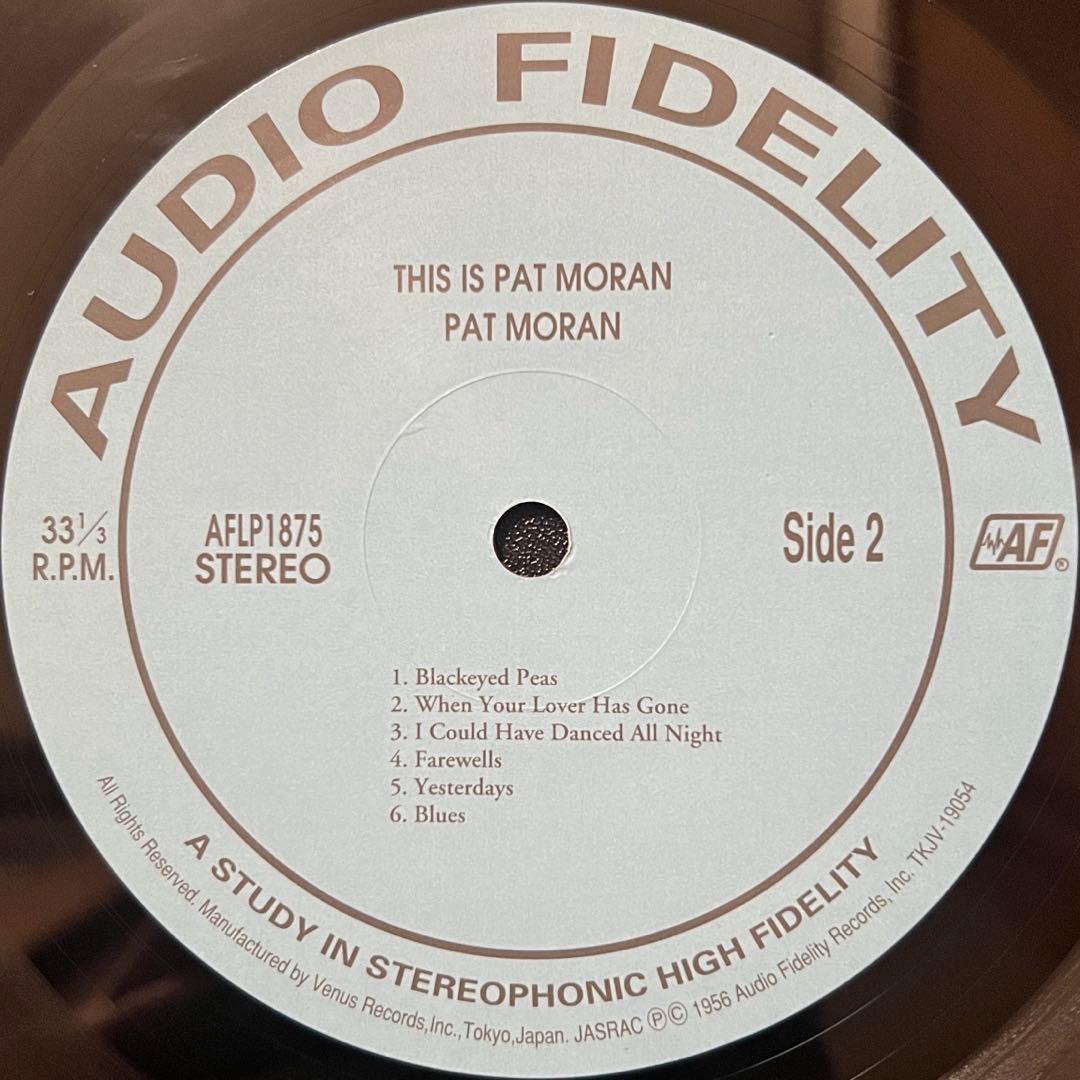 【LP/美品/帯付】Pat Moran / This Is Pat Moran
