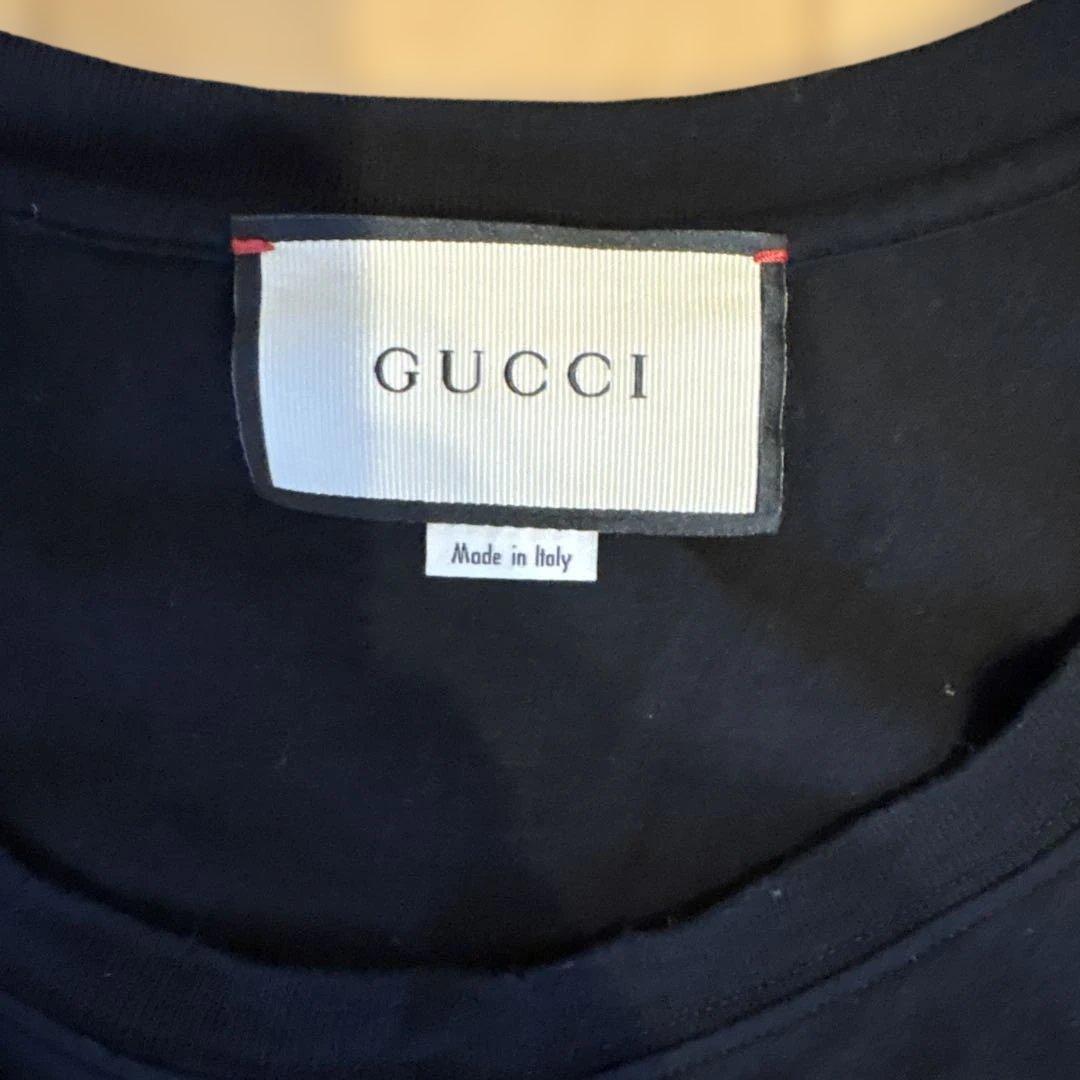 ト*ー様 GUCCI ロゴ Tシャツ　ブラック　箱付き