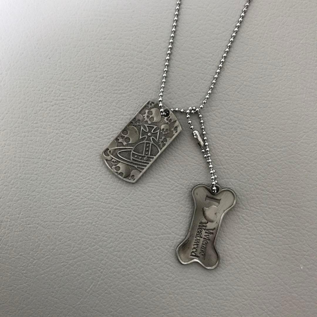 Vivienne Westwood ドッグタグプレート　ネックレス
