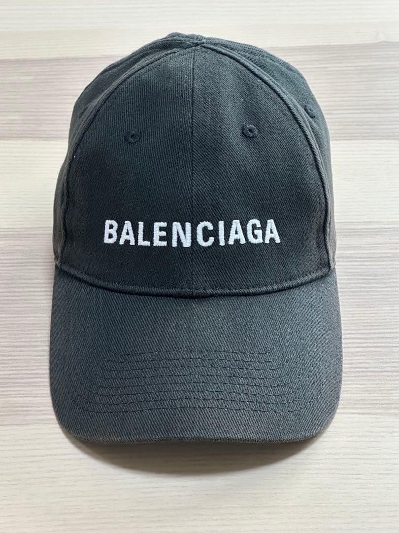 Balenciaga バレンシアガ キャップ ブラックロゴ帽子 メンズレディース