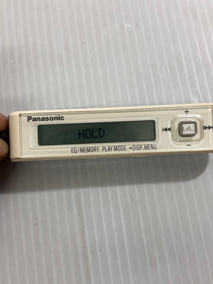 Panasonic SJ-MJ100ポータブルMDプレーヤー シルバー※現状渡し