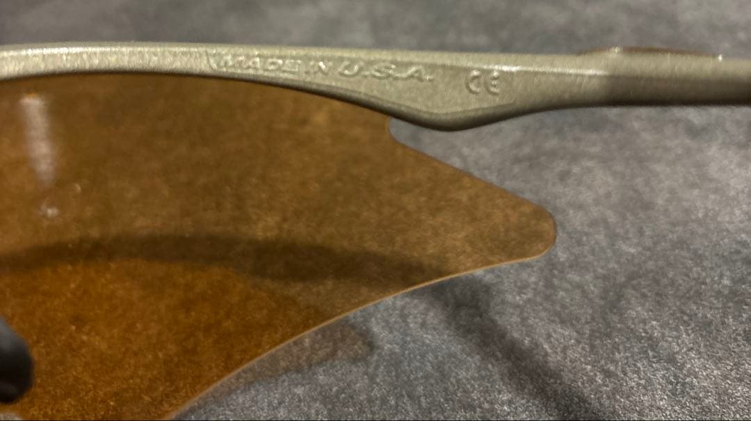 希少 USA OAKLEY オークリー エムフレームスウィープ シルバーオレンジ