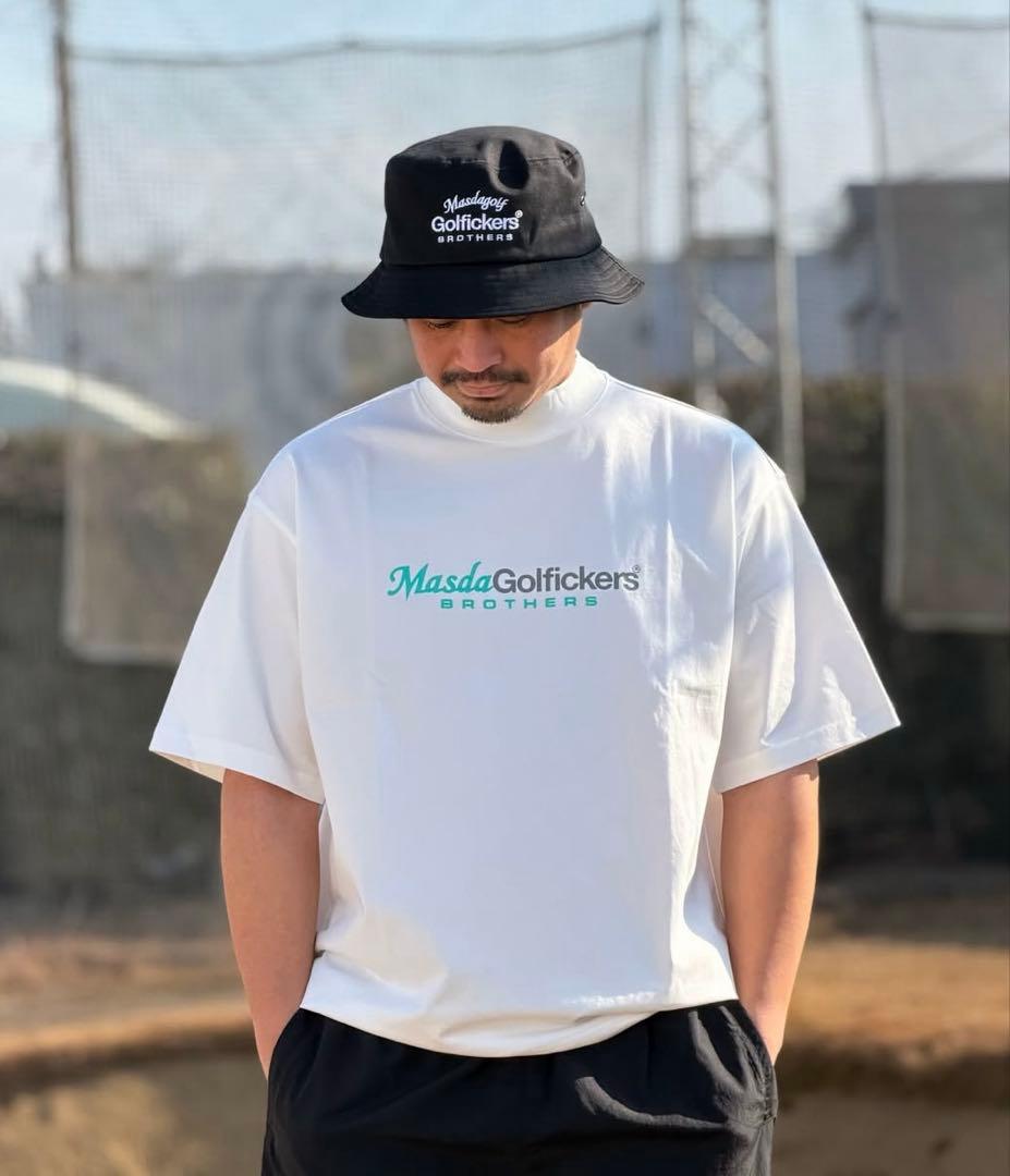 【新品限定品】Golfickers×Masdagolf バケットハット ブラック