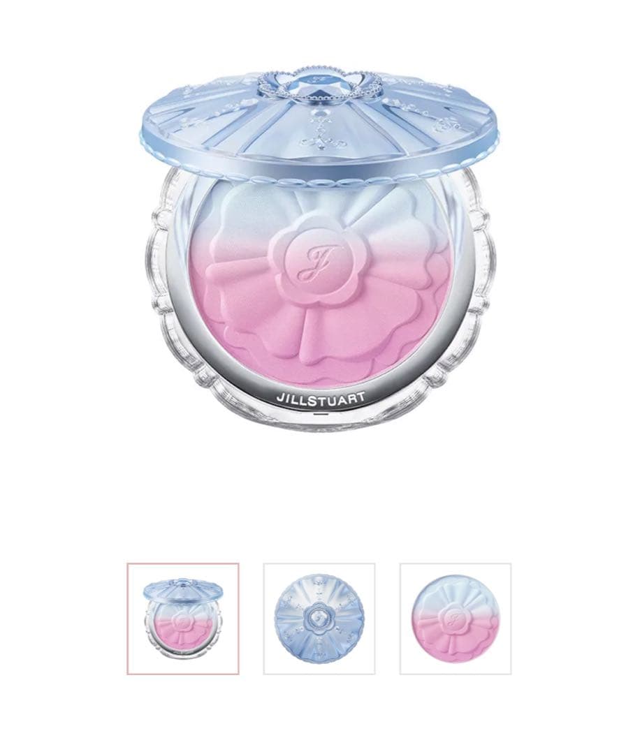 限定品　JILL STUART パウダーチーク フラワー型　104