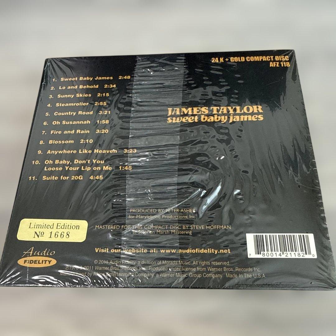 洋楽 James Taylor Sweet Baby James 24K Gold