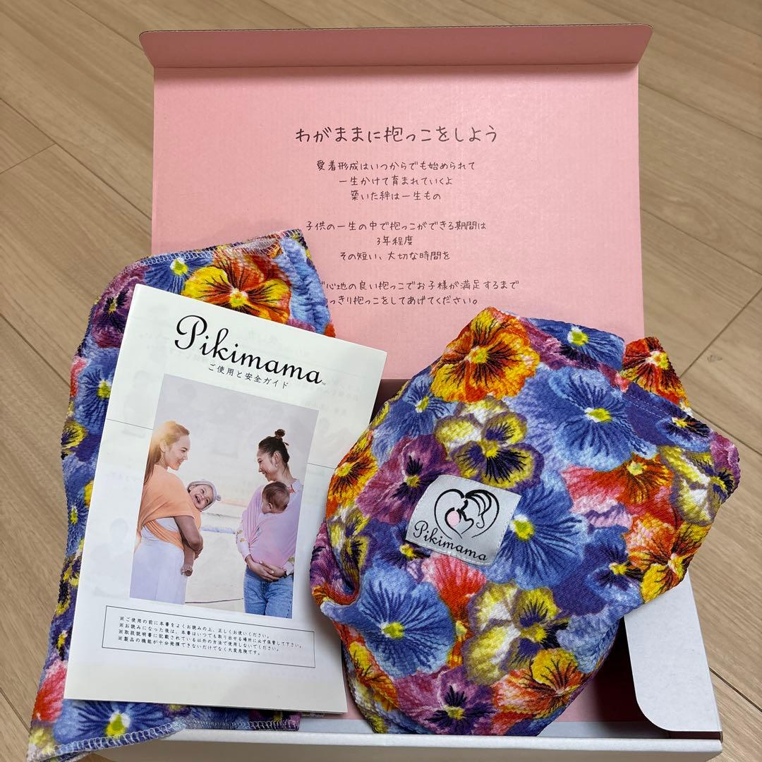 Pikimama 抱っこひもスリング Mサイズ 花柄