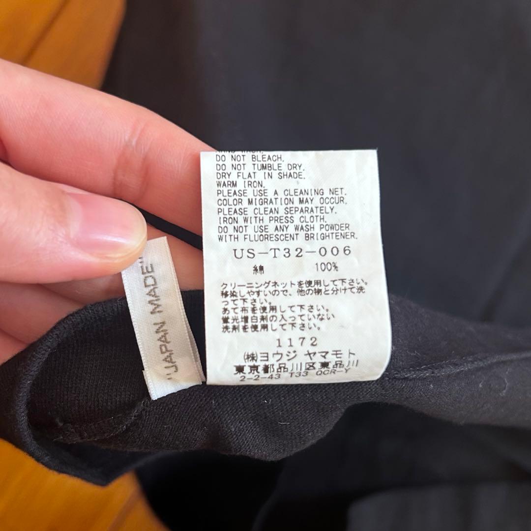 Yohji Yamamotoヨウジヤマモト　花柄　Tシャツ