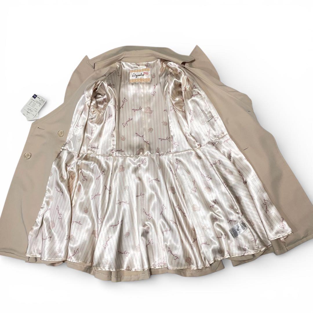 新品❣️LIZLISA ×マイメロ デイ　y2k ピンクベージュ トレンチコートM