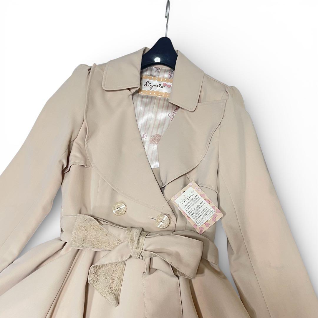 新品❣️LIZLISA ×マイメロ デイ　y2k ピンクベージュ トレンチコートM