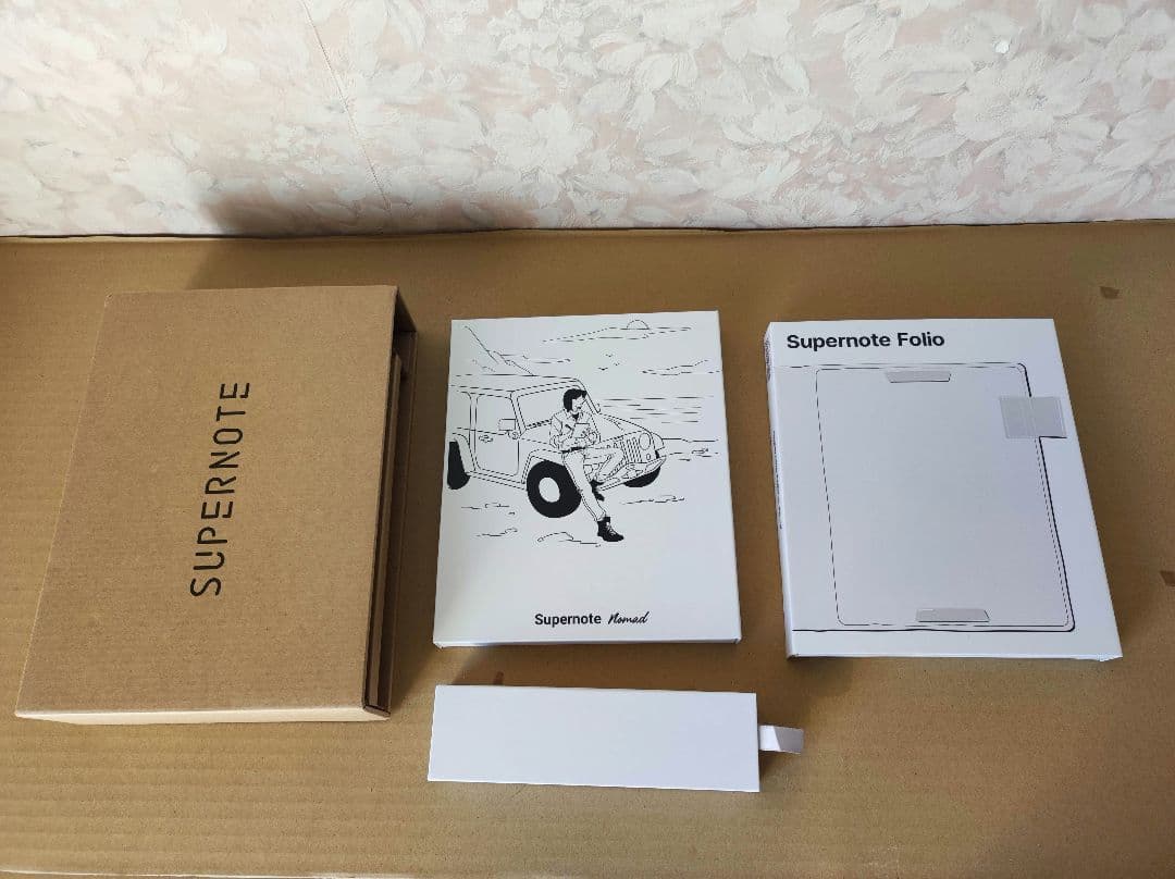 supernote nomad、スタイラスペン、フォリオのセット