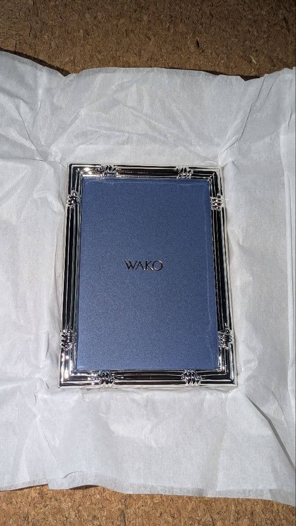 新品未使用　銀座WAKO　写真立て(小)　06320913　フォトフレーム