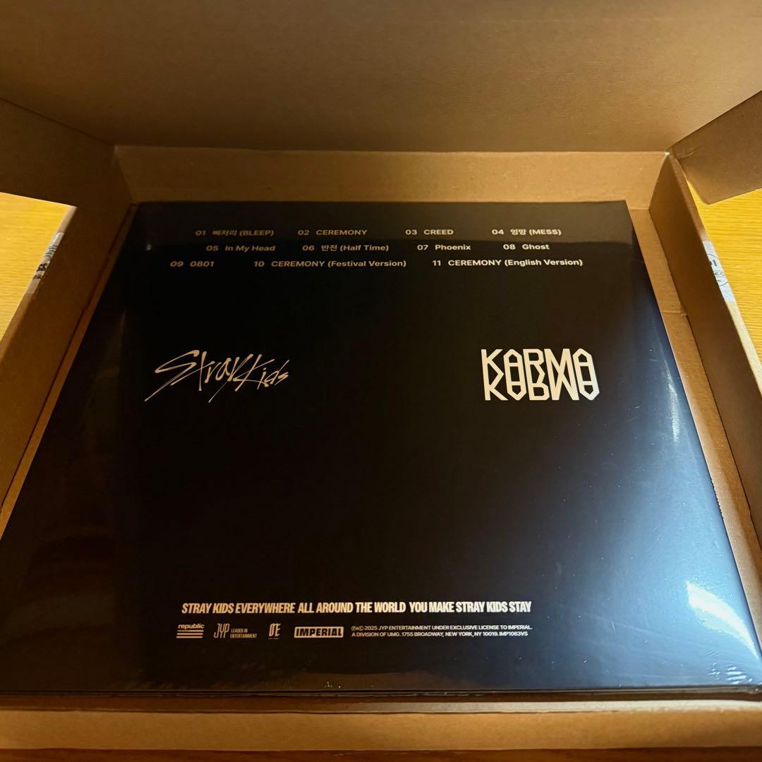 K-POP・アジア Stray Kids KARMA CLEAR SAPPHIRE VINYL
