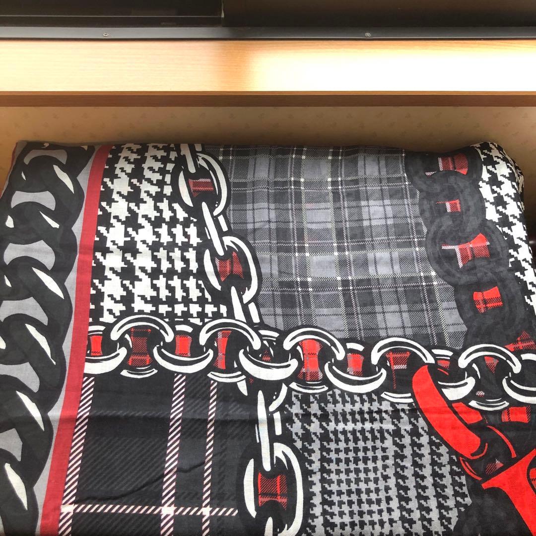 ★新品★ファリエロサルティ　モダール　カシミヤ　ストール　チェック　イタリア製