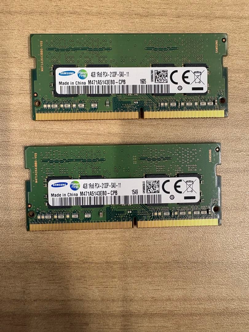 DDR4 メモリ 4GB×4枚セット