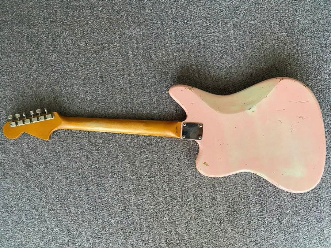 fenderJapanJAGUAR フジゲン シェルピンク M/HレリックMOD