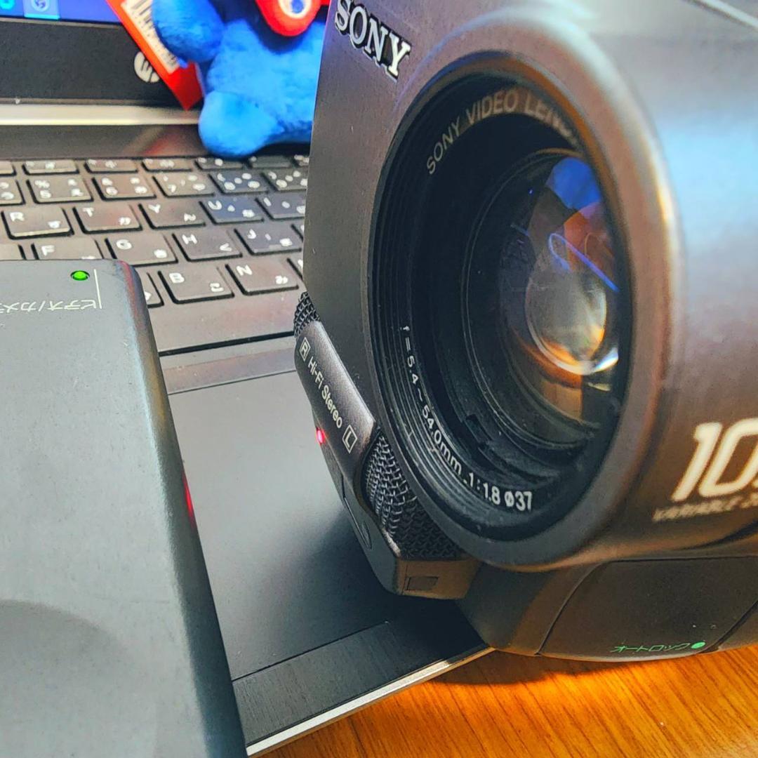 【動作確認済】 SONY Hi8 高画質 ビデオカメラ ACアダプタ セット