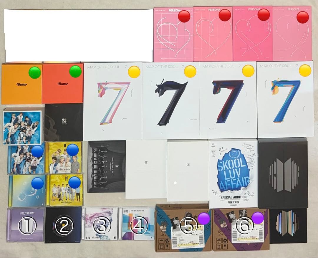 BTS アルバム 19枚 CD 8枚 トレカ 約50枚 セット