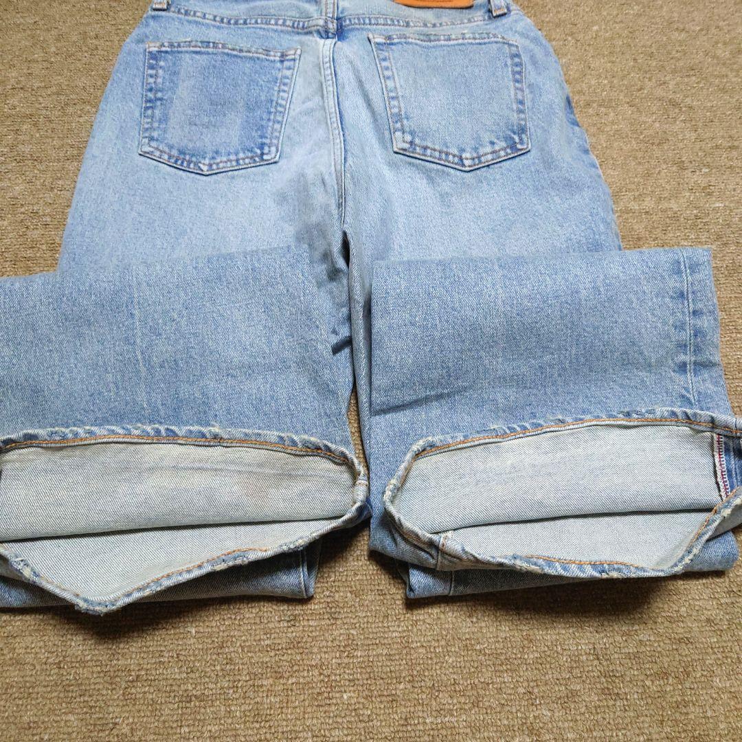 美品 MOUSSY MVS フレアー デニム ジーンズ ロング丈サイズ W26
