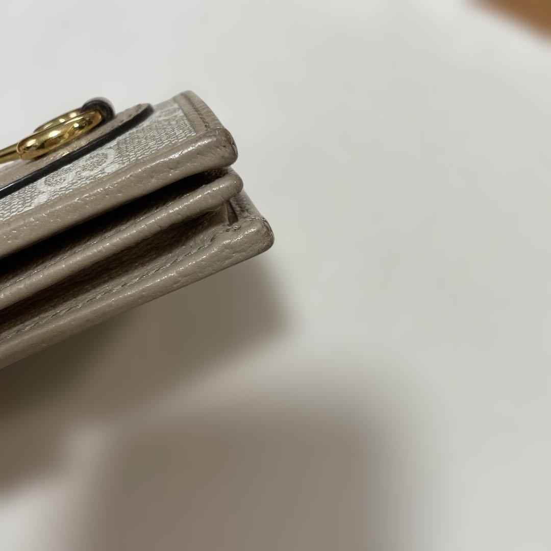 グッチ　ホースビット　財布　二つ折り　コンパクト