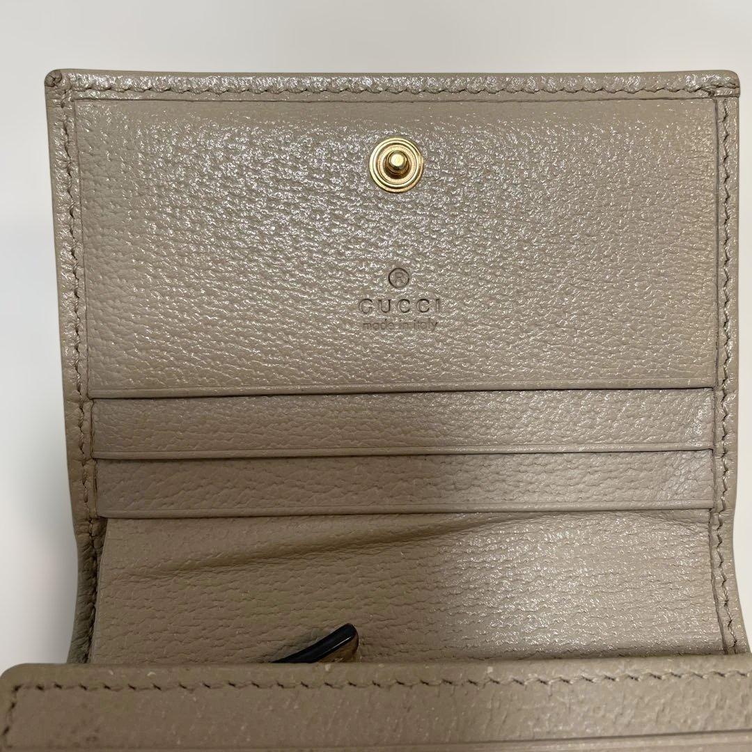 グッチ　ホースビット　財布　二つ折り　コンパクト