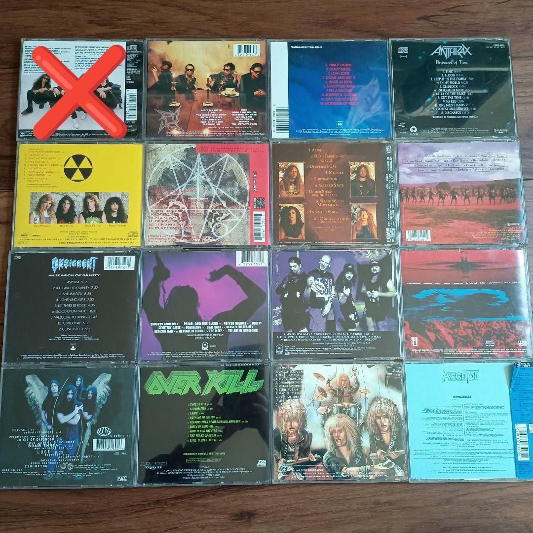 ヘヴィメタル 中古CD 15枚まとめ売り