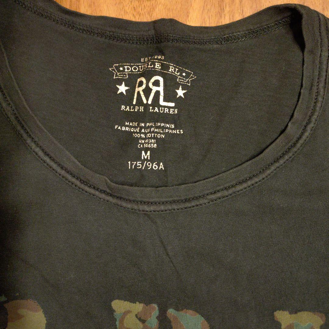 RRL　ロゴTシャツ　カモ柄　M
