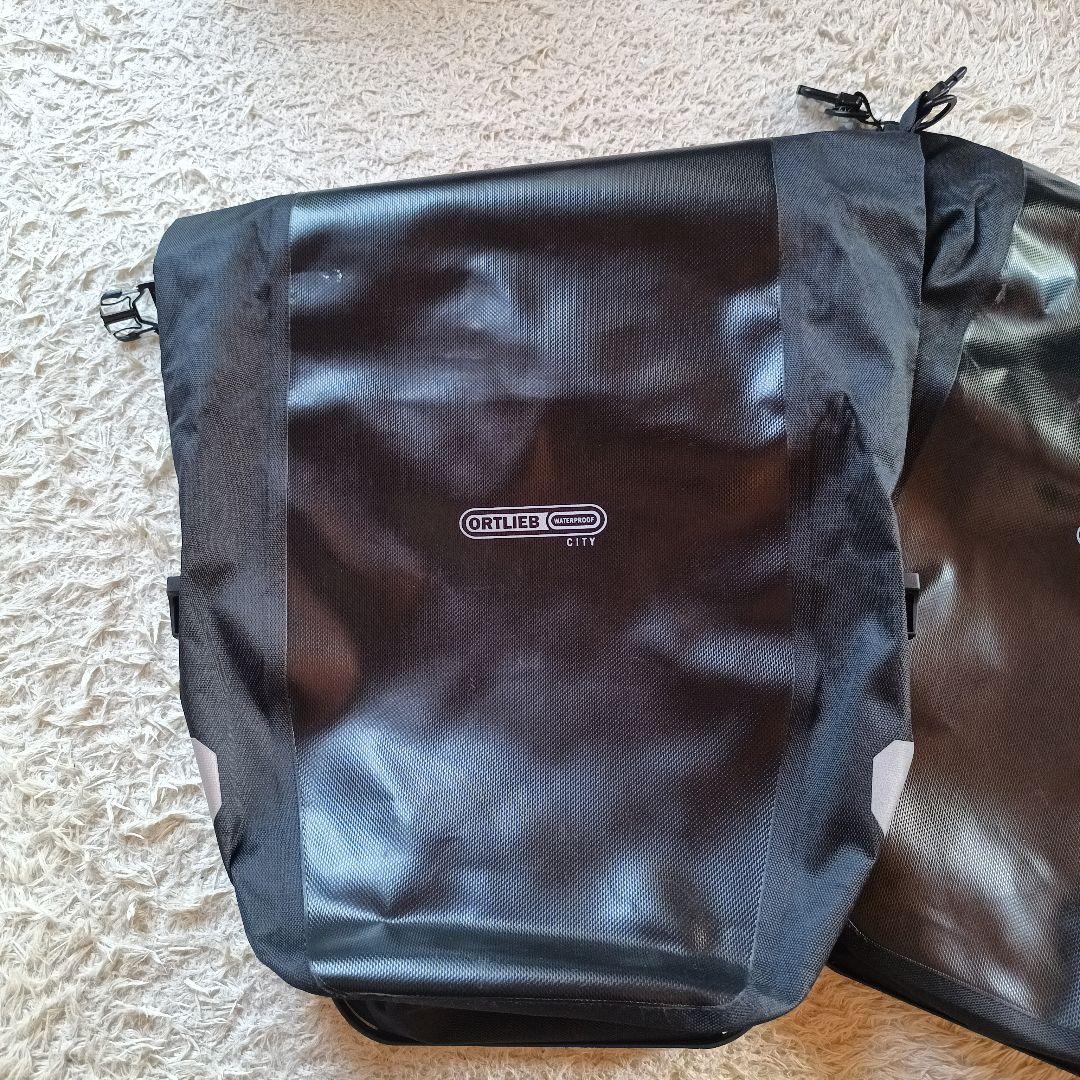 美品　オルトリーブ　ortlieb バックローラーシティ　パニアバッグ　ブラック