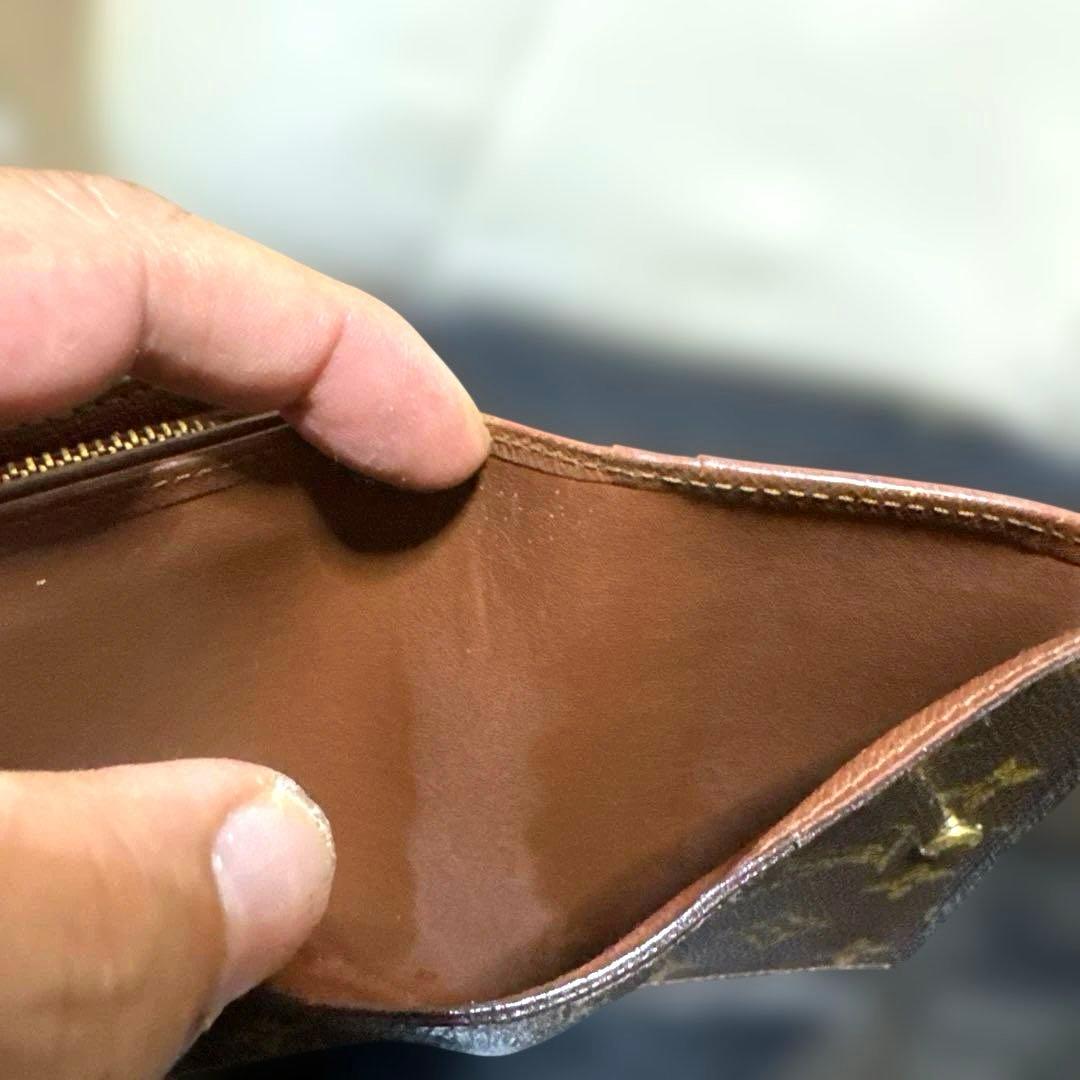 ⑤☆優良品☆ モノグラム♪Ｌ字型ファスナー財布