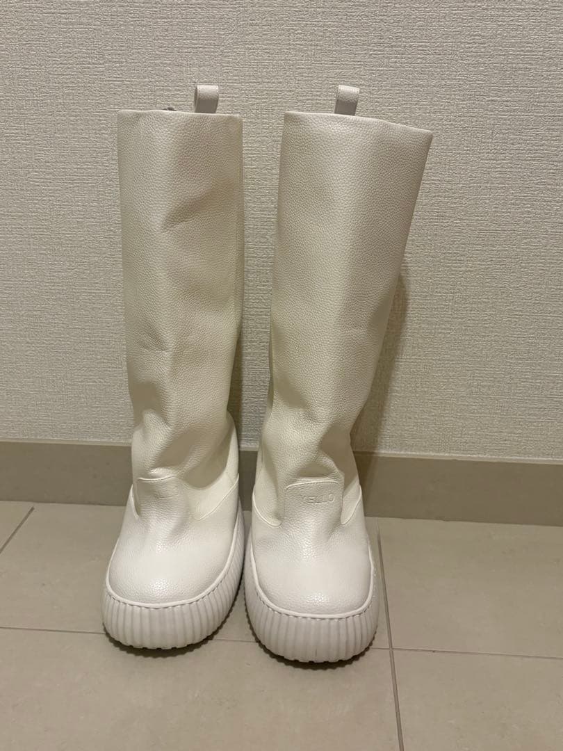 YELLO BONE LONG BOOTS ホワイト ロングブーツ 限定モデル