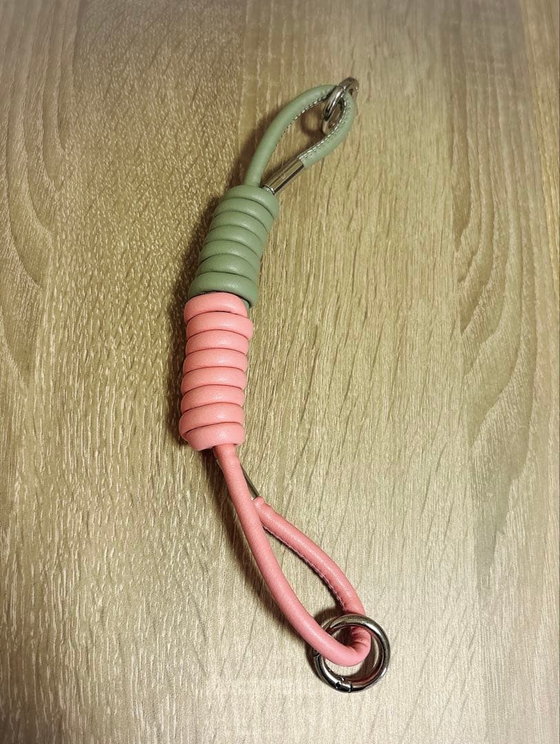 ajew coil strap uguisu × pink