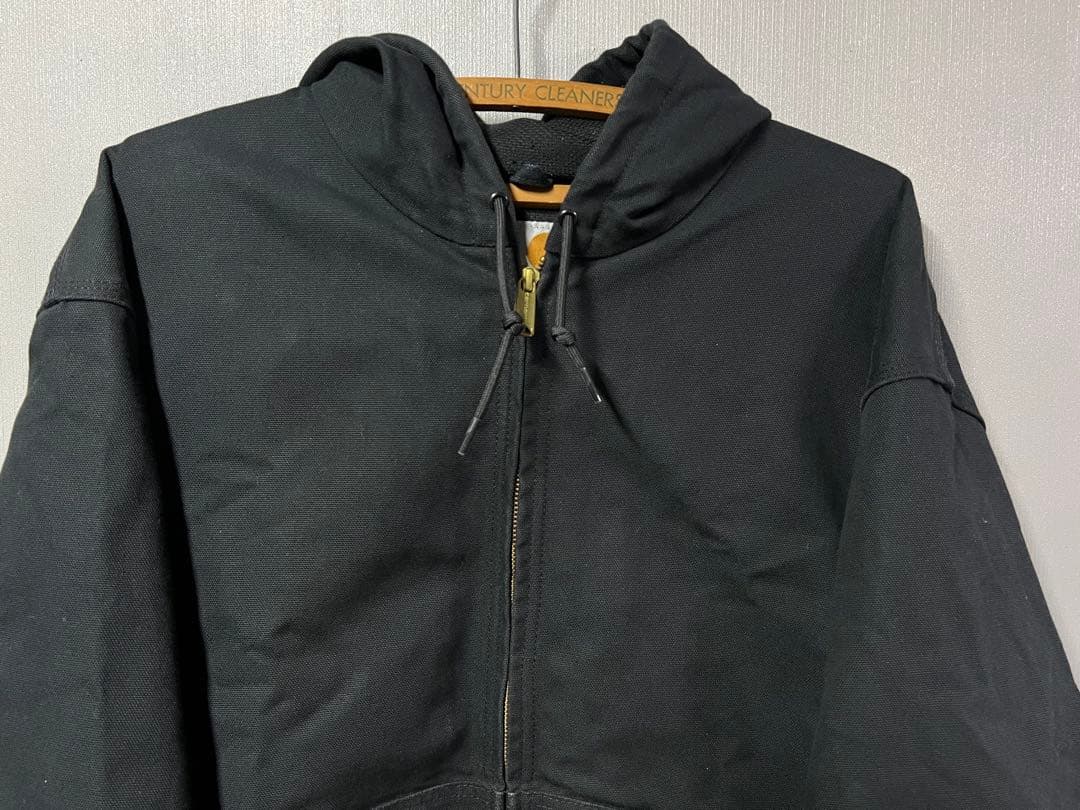 Carhartt ブラック ジャケット アクティブ usa スーパービッグサイズ