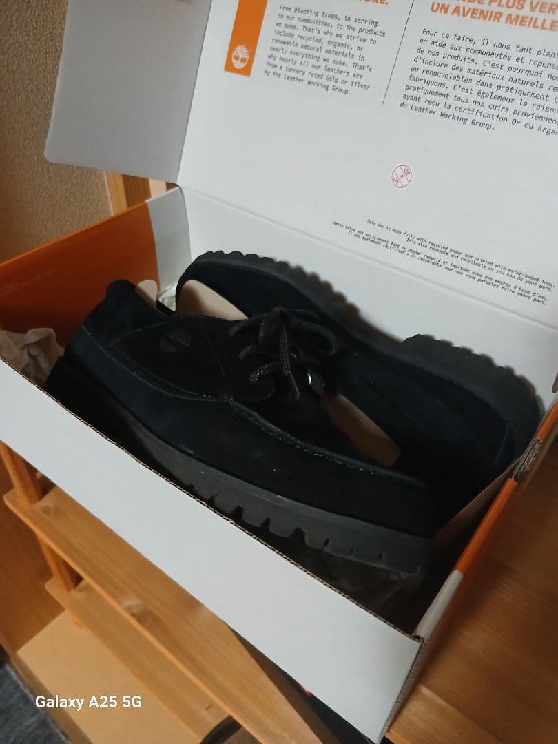 Timberland ブラック デッキシューズ