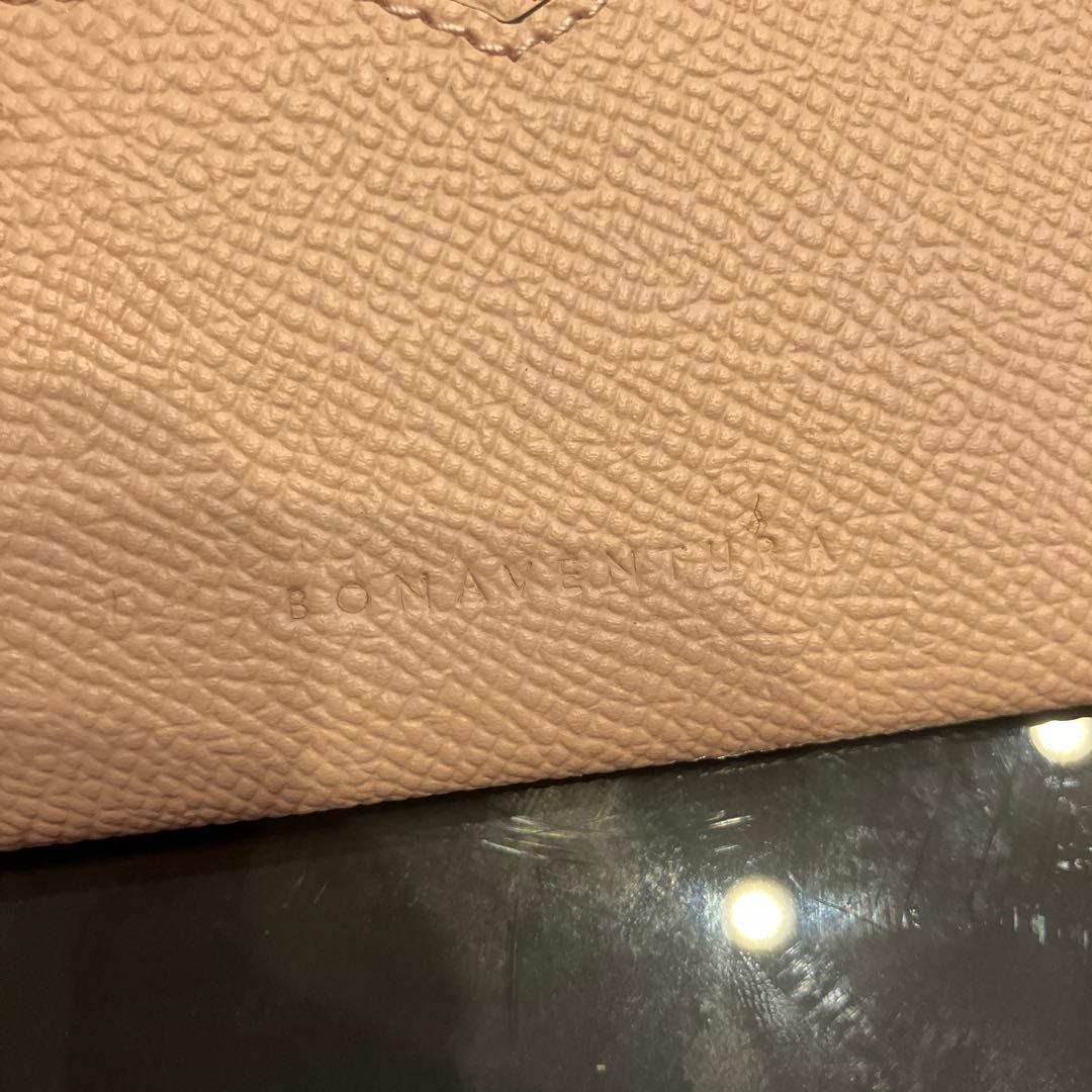 BONAVENTURA ピンク レザー 名刺入れ