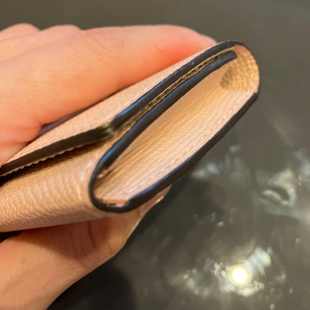 BONAVENTURA ピンク レザー 名刺入れ