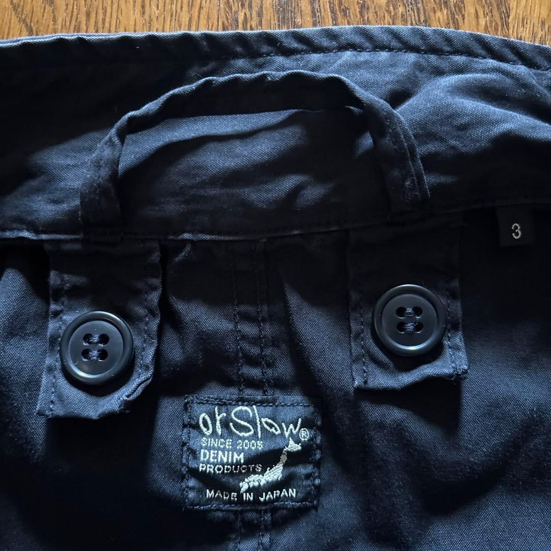 orSlow ブラック モッズコート