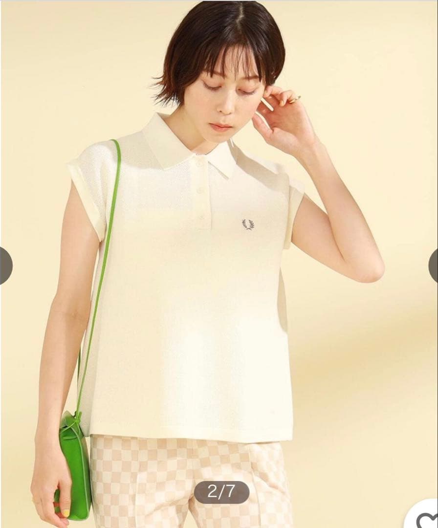 FRED PERRY×Ray BEAMS 別注ノースリーブ ポロシャツ