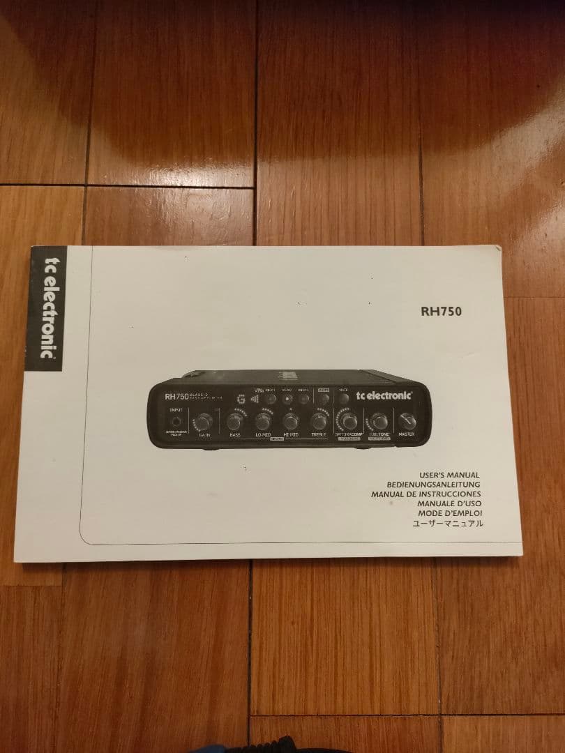 【TC ELECTRONIC RH750 】ベースアンプヘッド 付属品有り◎