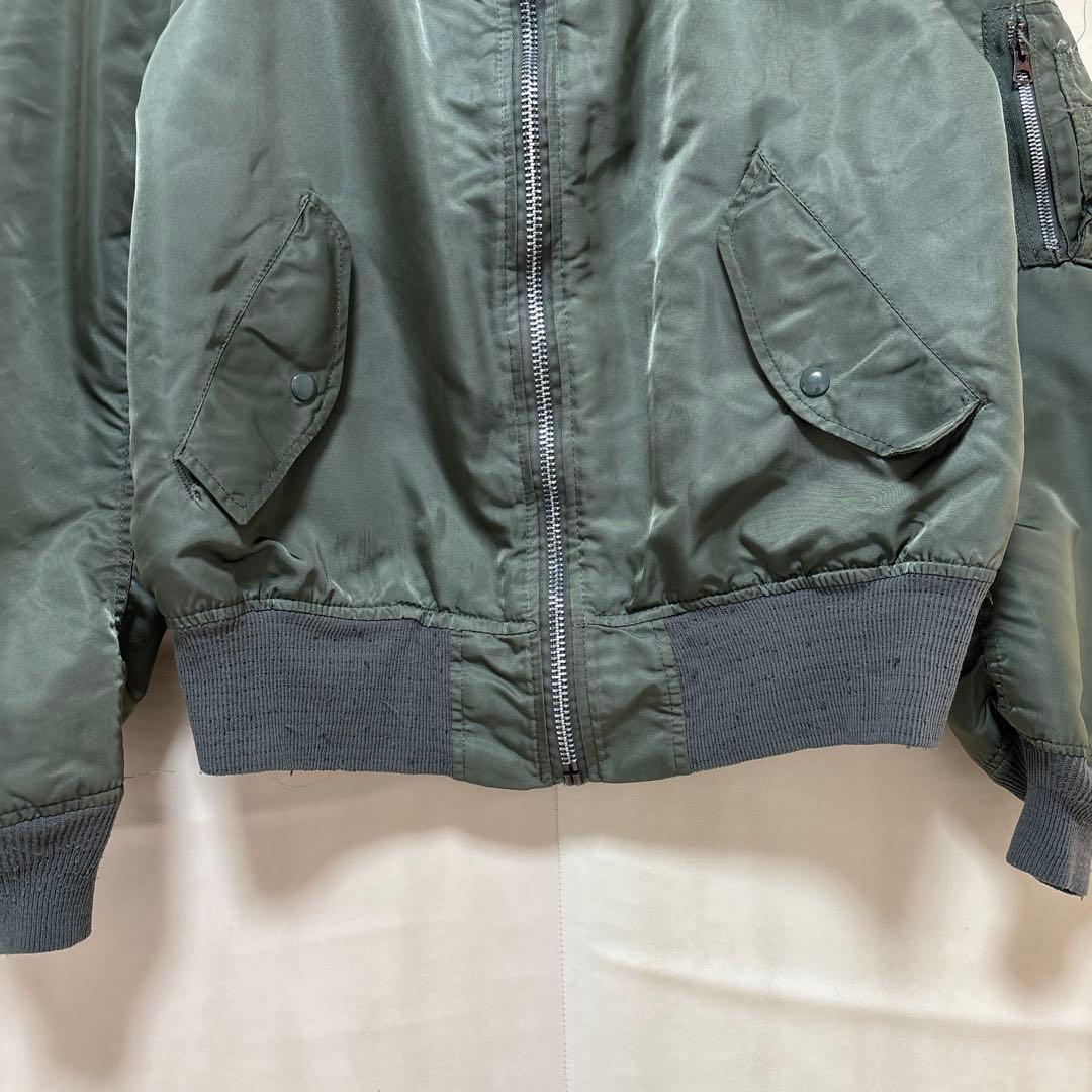 80s ALPHA MAー1 フライトジャケット　USA製　短丈