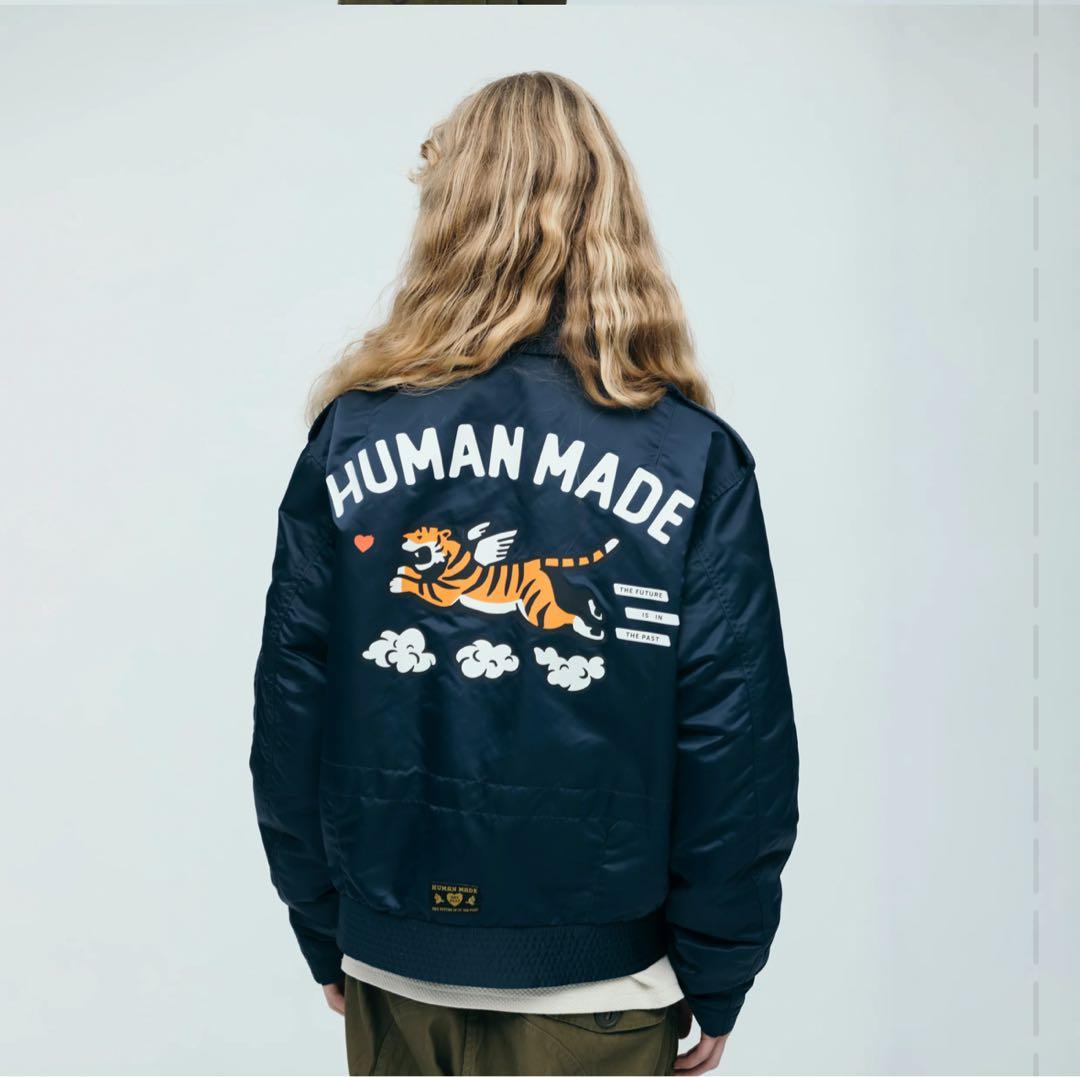 HUMAN MADE ネイビー ジャンパー