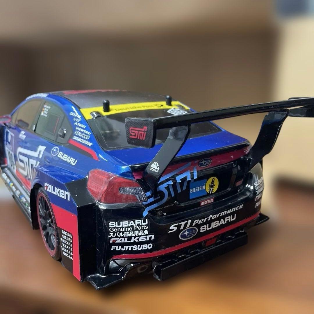 タミヤ　ラジコンセット　スバルWRXボディ