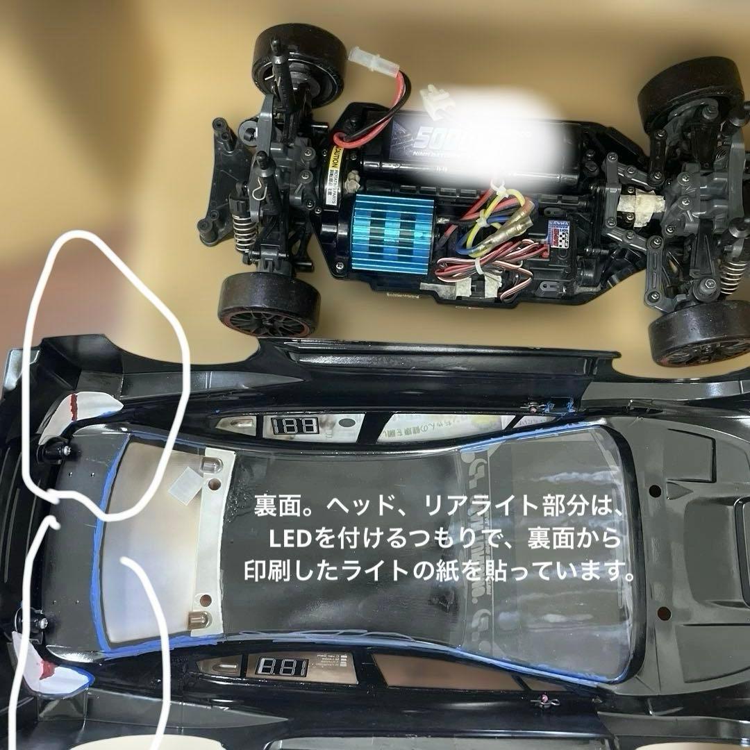 タミヤ　ラジコンセット　スバルWRXボディ