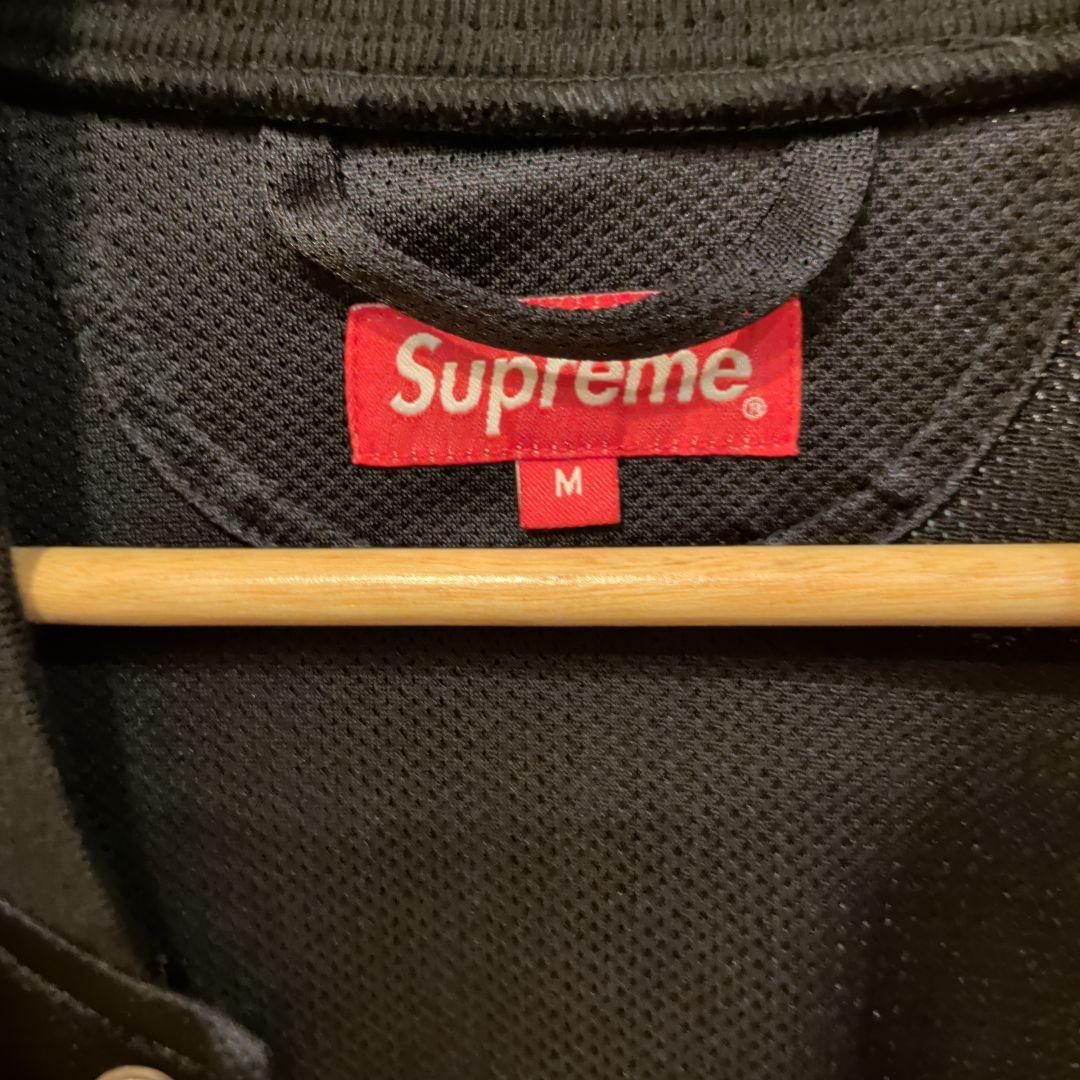 Supreme　Mesh Varsity Jacket　Mサイズ　ブラック