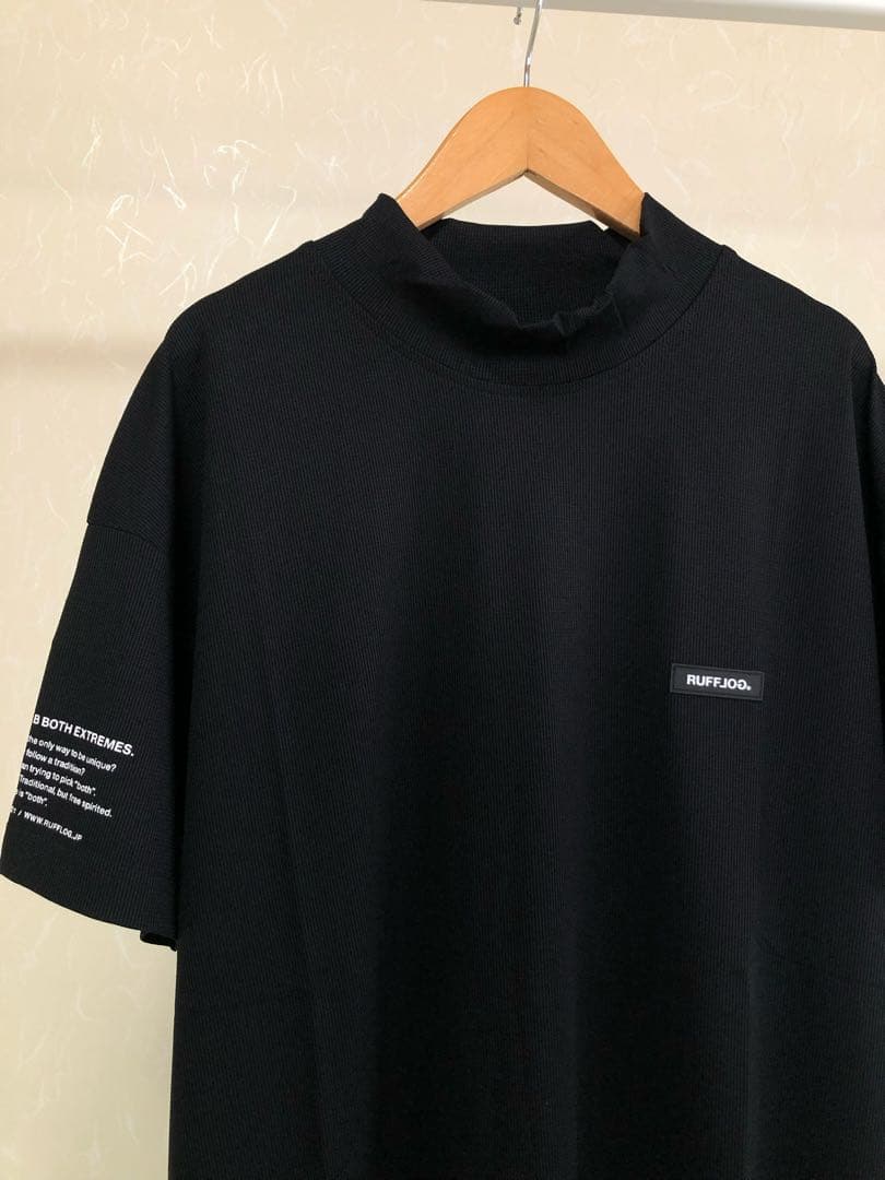 RUFFLOG ラフロッグ　モックネック　　TEE サイズXXL ブラック