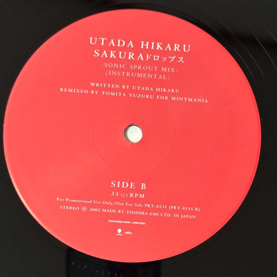 宇多田ヒカル SAKURAドロップス 希少プロモ盤12EP UTADA